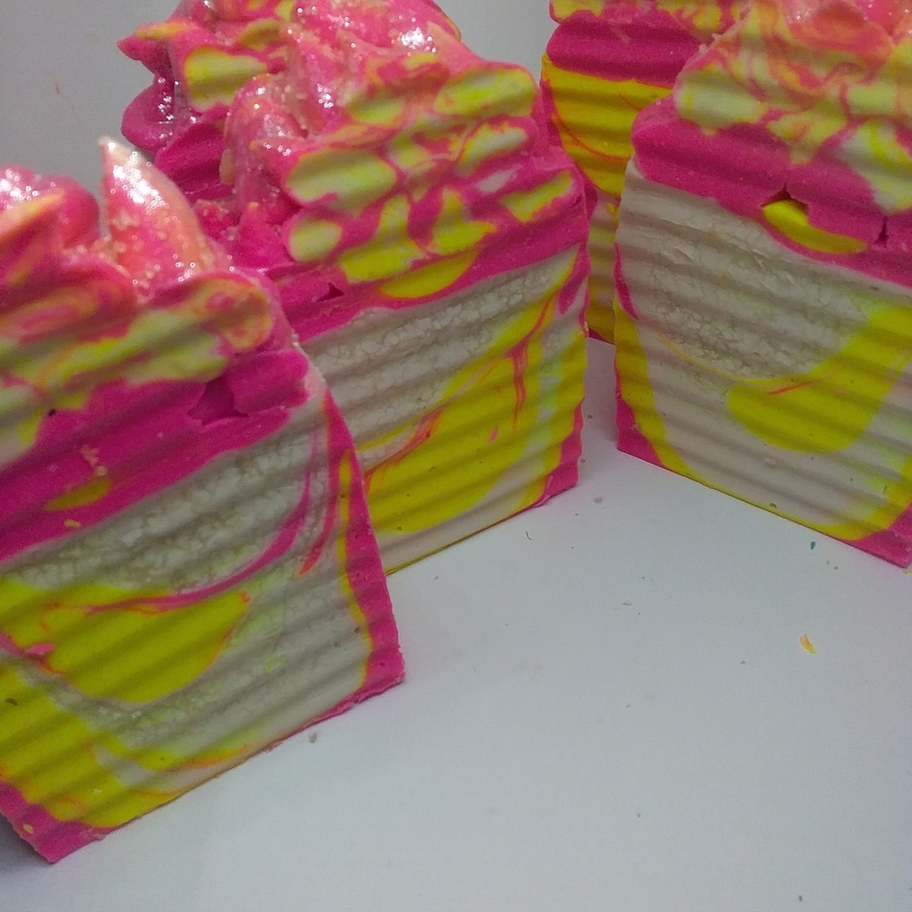 Unicorn 2 bars Pink Grapefruit Bergamote tea tree - Picture 3 of 14